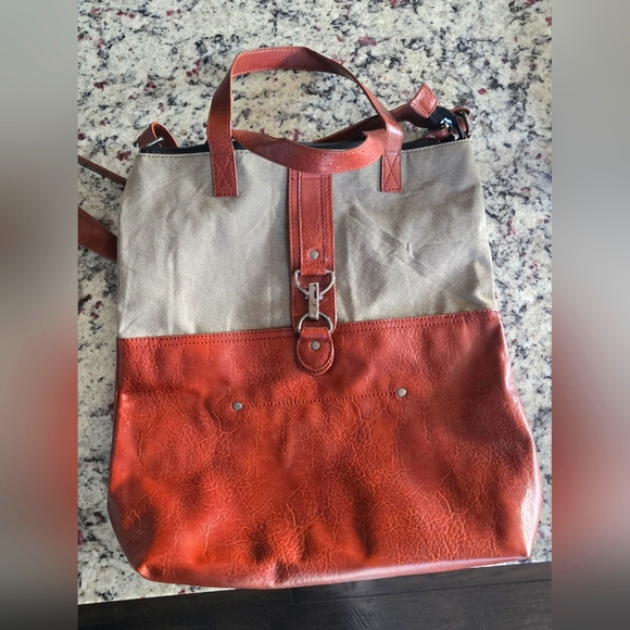 Mona B canvas tote - Picture 1 of 7